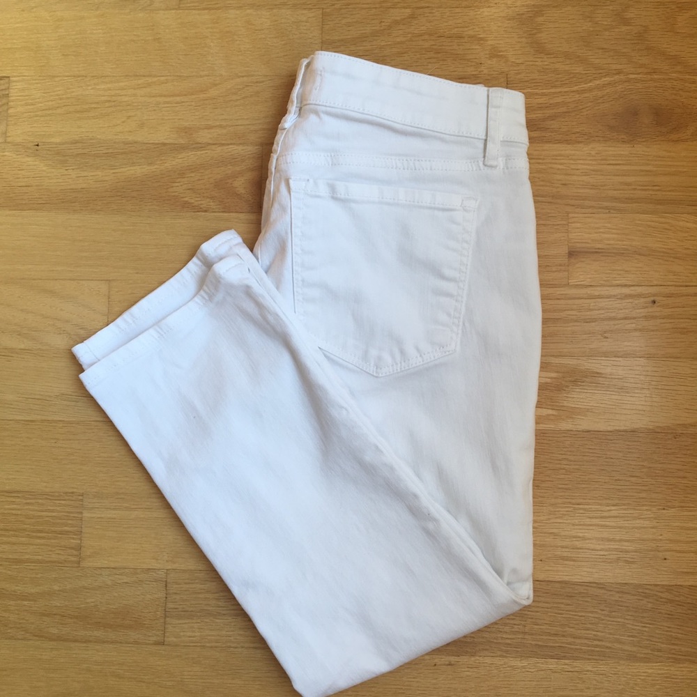 Ladies LOFT White Jeans